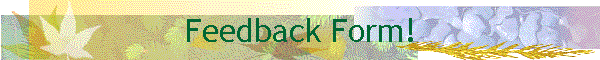 Feedback Form!